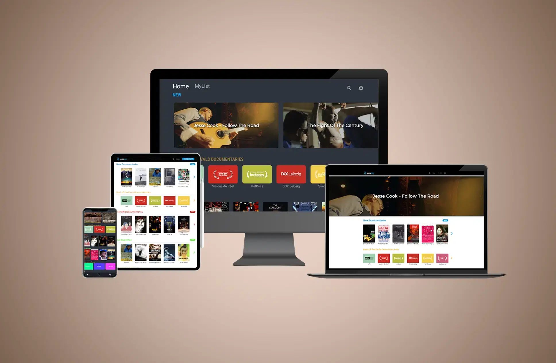 GuideDoc documentary streaming platform