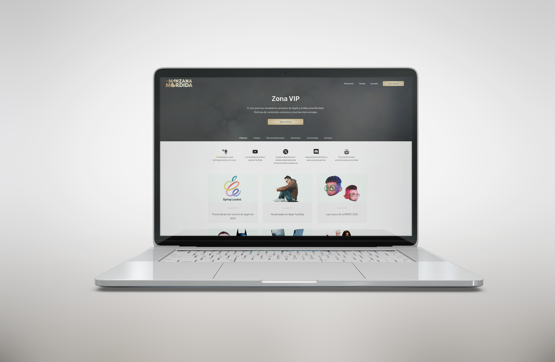 La Manzana Mordida — Apple-focused podcast and blog publishing platform