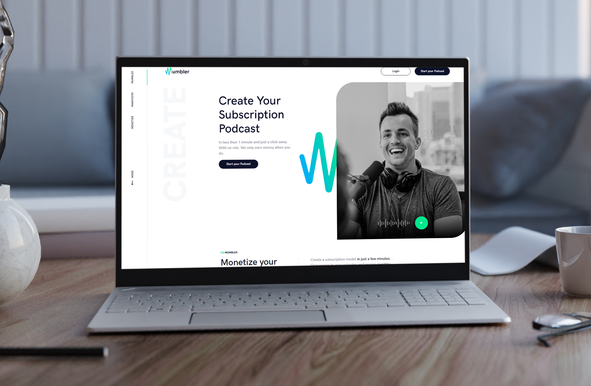 Mumbler — social media platform for creative expression and community building