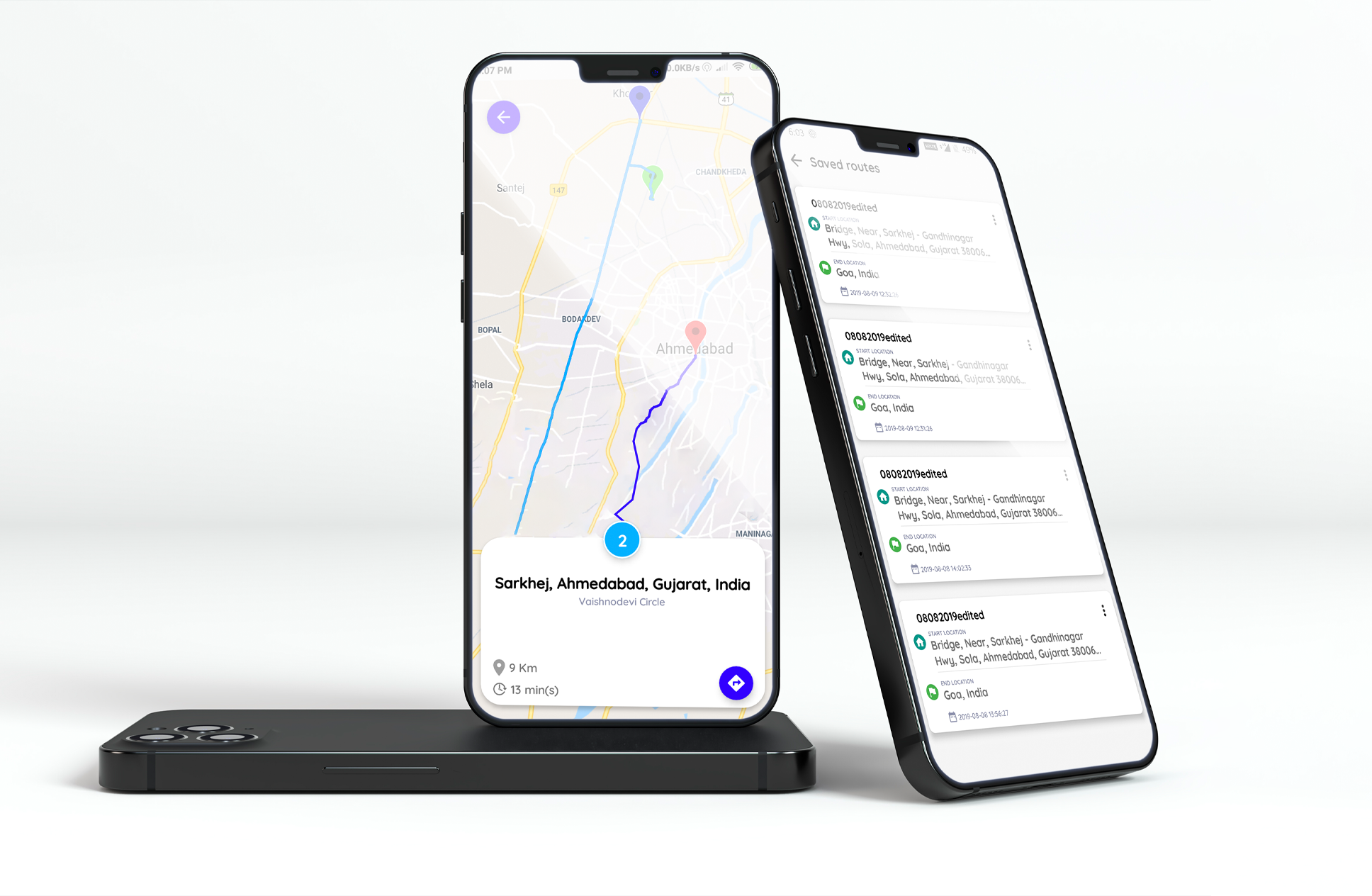 PMapps — route optimization mobile app with multi-stop planning and traffic integration